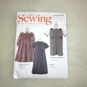 CLASSIC SEWING Autumn 2018 Smocked Tartan dress 4-8 Scarlett dress 4-16 …